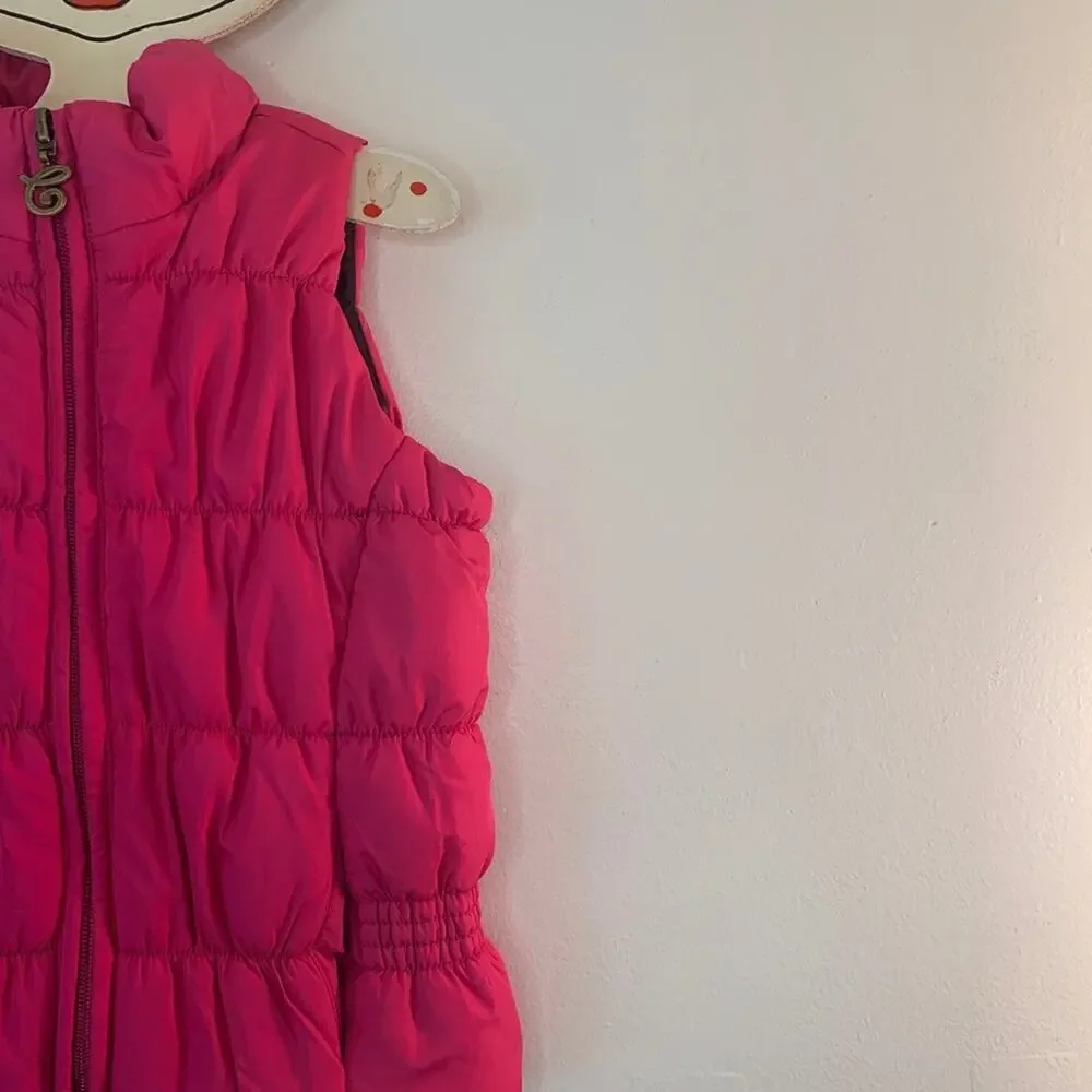 CHAPS Girl’s Pink Zip Up Puffer Vest / Size: 4
